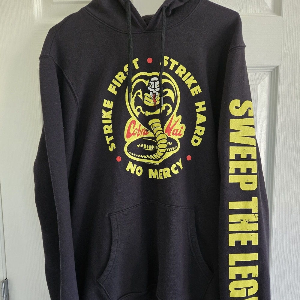 Old Navy Black and Yellow Sweatshirt with Bold Graphics